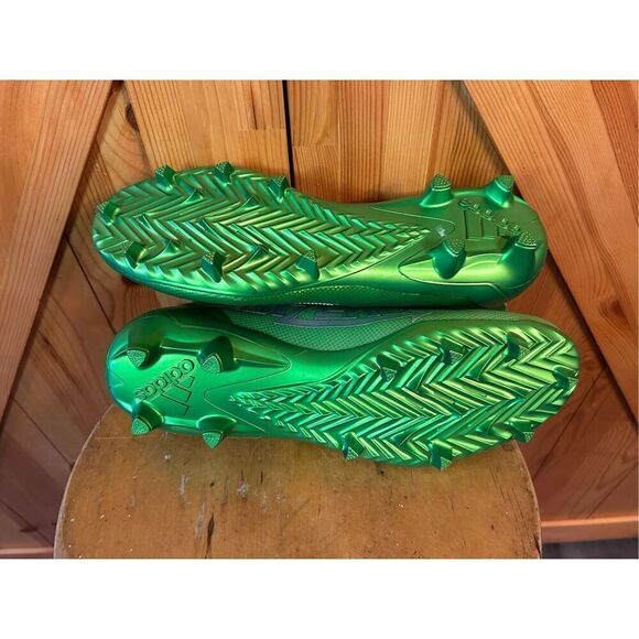 Adidas Adizero 11.0 Turbo Fuel Solar Green Football Cleats Mens Size 13.5 (FZ070 - Picture 7 of 8